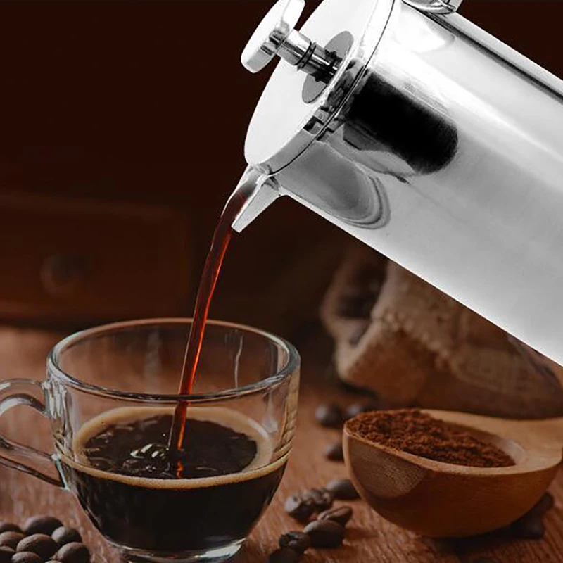 Double Walled Insulated Coffee - French Press Coffee Maker ulasan dan harga