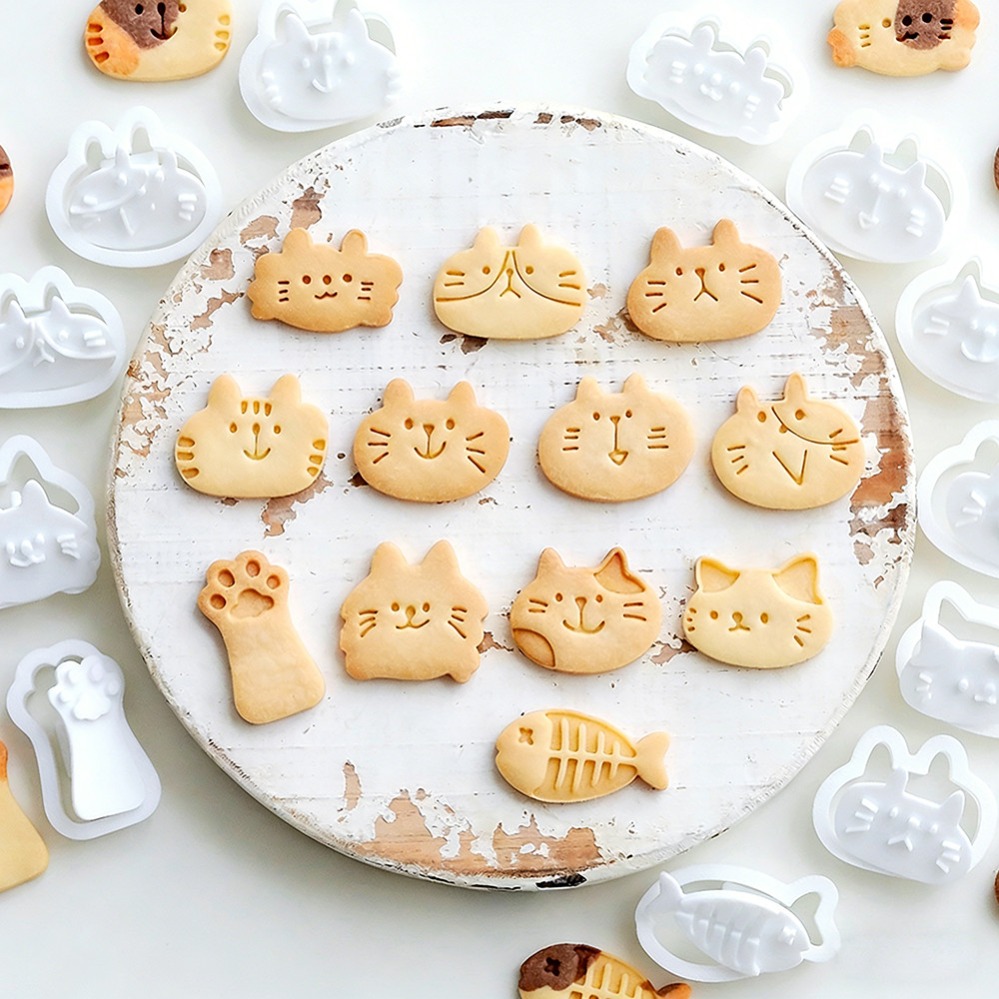 Cute Kitten DIY Stamp Cookie C - Kitchen Gadgets Website ulasan dan harga