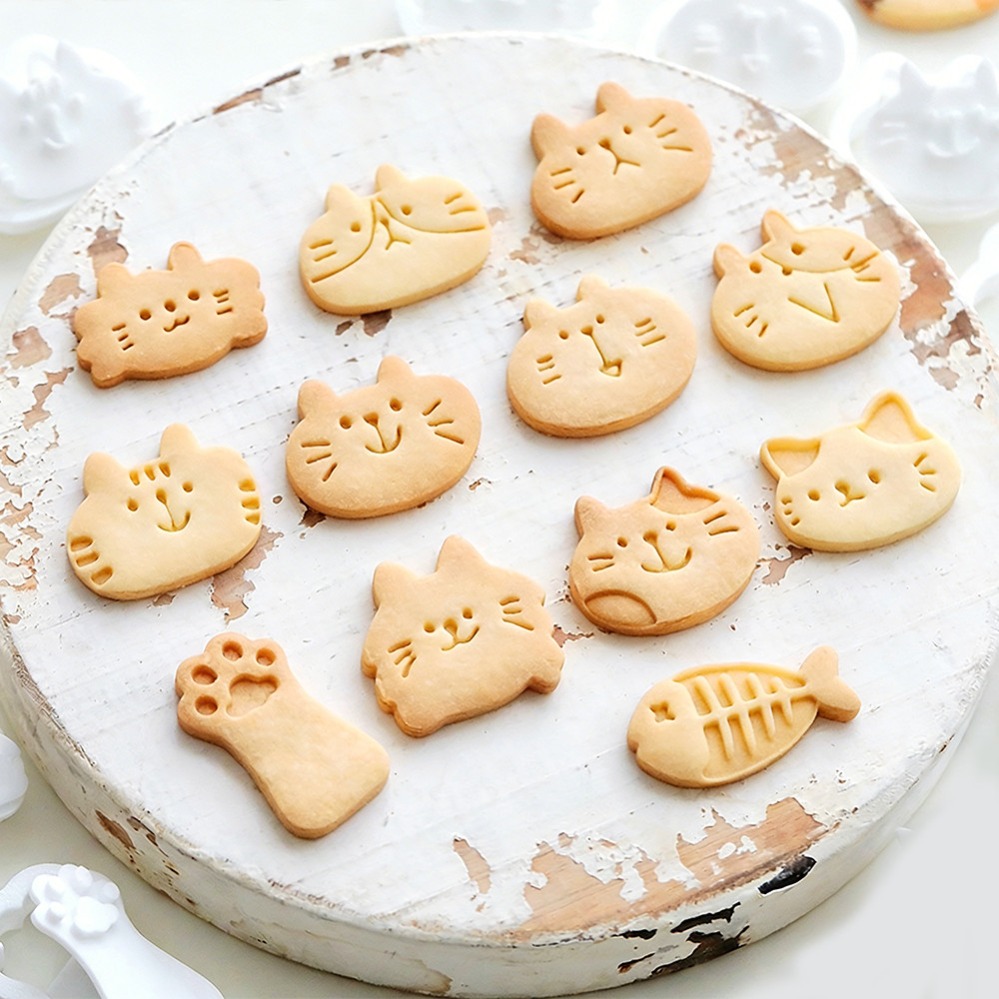 Cute Kitten DIY Stamp Cookie C - Kitchen Gadgets Website ulasan dan harga