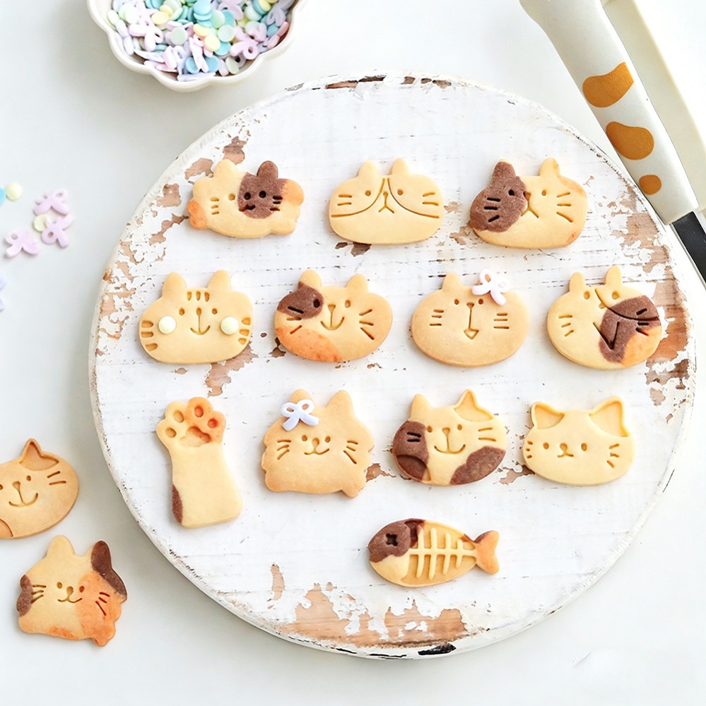 Cute Kitten DIY Stamp Cookie C - Kitchen Gadgets Website ulasan dan harga