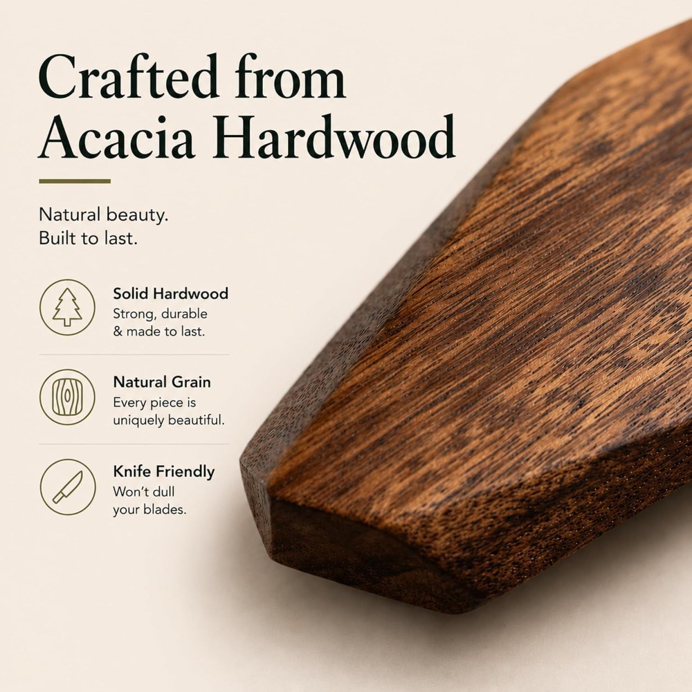 Magnetic Knife Holder - Acacia - Magnetic Knife Strip ulasan dan harga