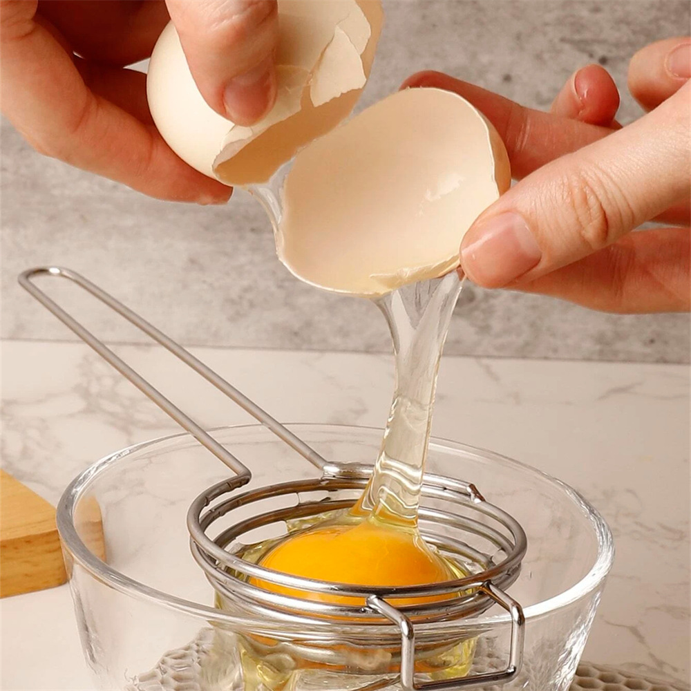 1Pcs Household Stainless Steel - Egg Separator Tool ulasan dan harga