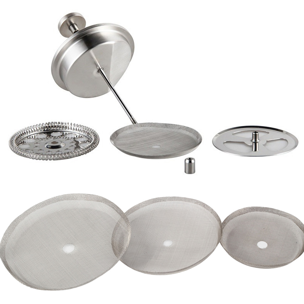 3pcs French Press Filters Mesh - French Press Coffee Maker ulasan dan harga