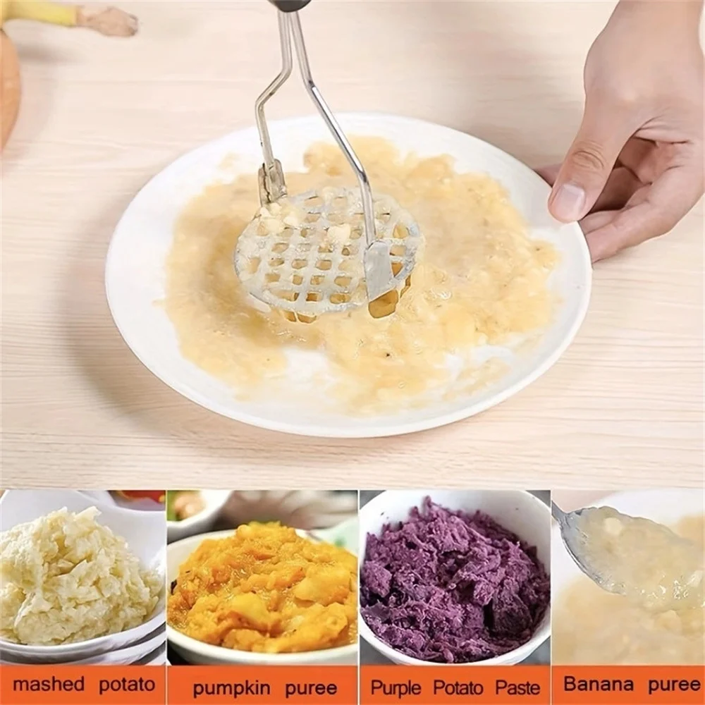 Stainless Steel Potato Masher  - Kitchen Gadgets Kids ulasan dan harga