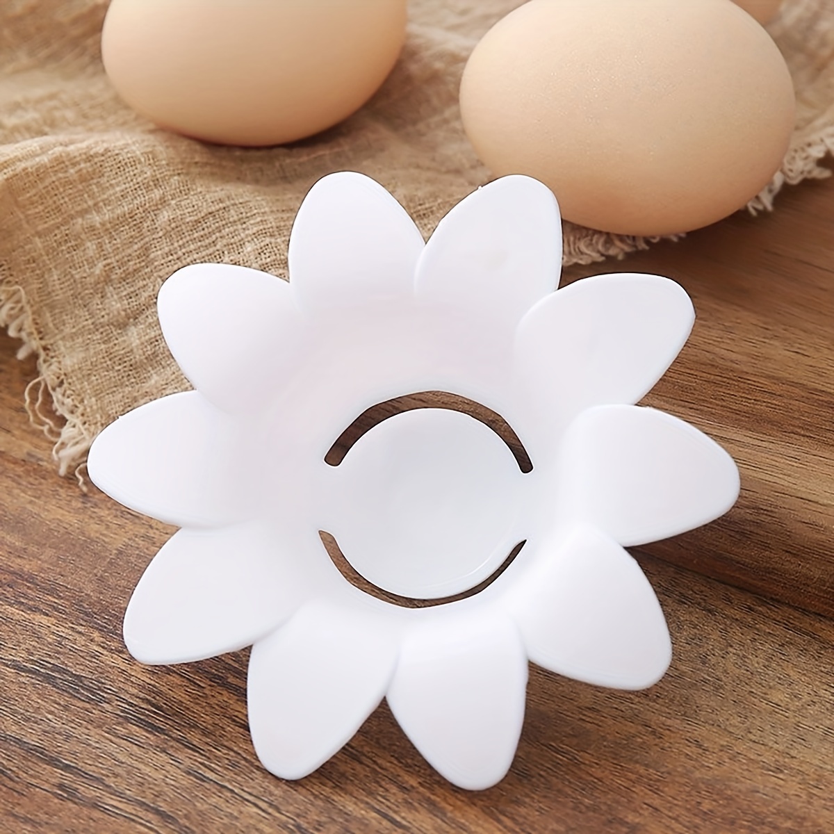 1pc/ Cute Flower Design Egg Wh - Egg Separator Tool ulasan dan harga