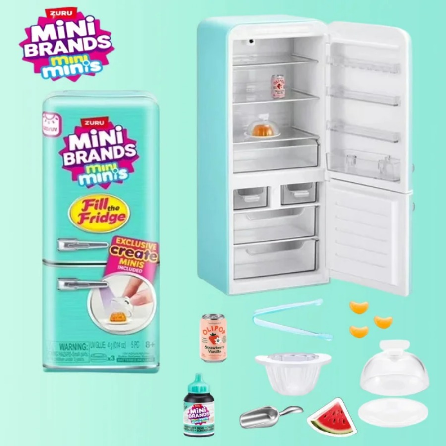 ZURU 5 Surprise Mini Fridge Ba - Kitchen Gadgets Kids ulasan dan harga