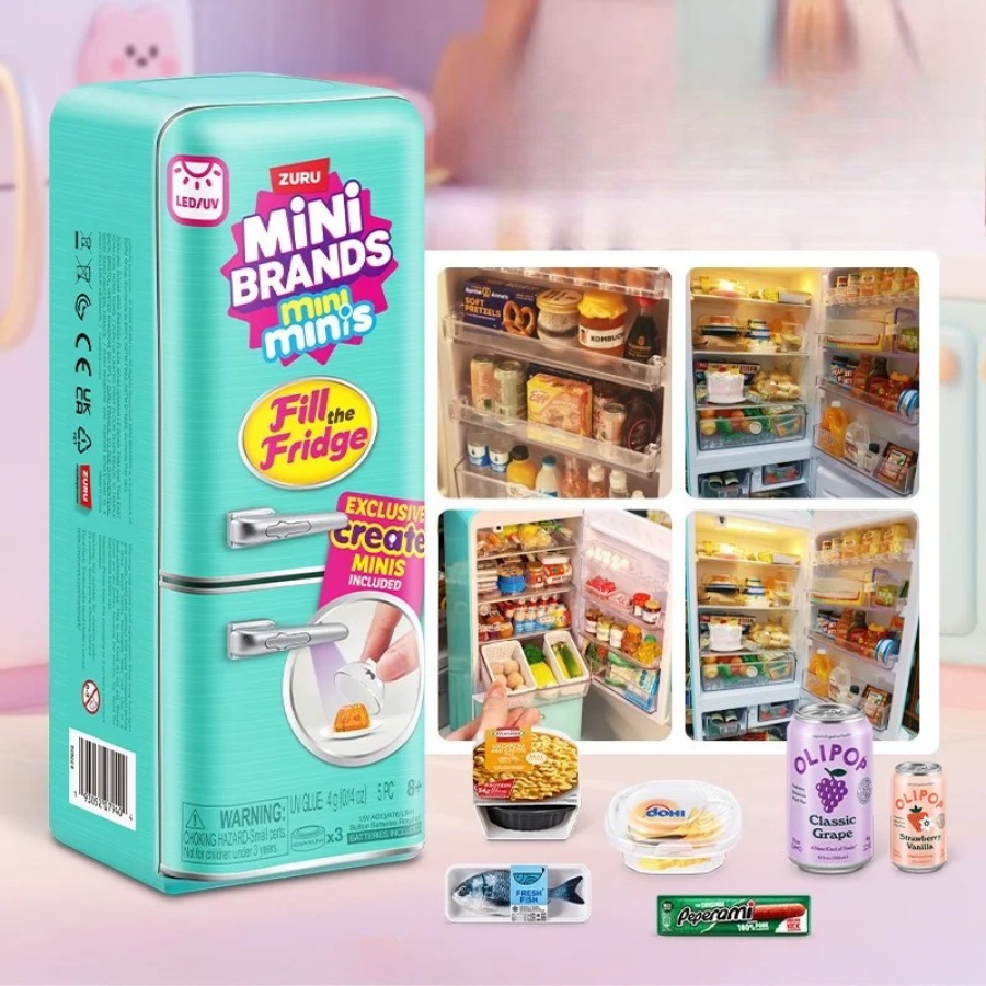 ZURU 5 Surprise Mini Fridge Ba - Kitchen Gadgets Kids ulasan dan harga