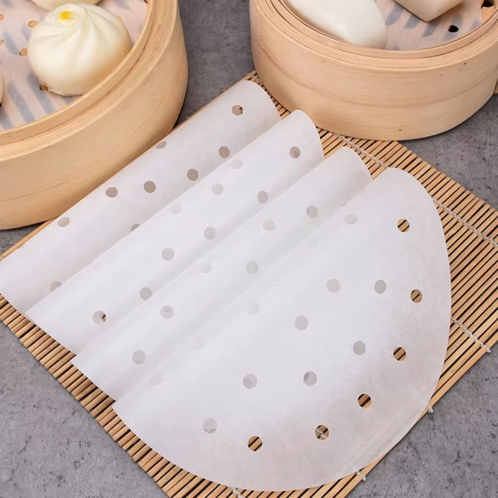 100Pcs Steamed Paper Steamed B - Kitchen Gadgets For Arthritic Hands ulasan dan harga